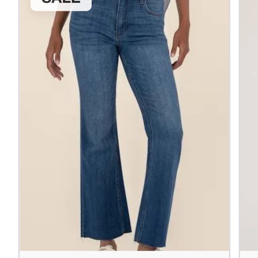 Women's High-Rise Wide-Leg Jeans -Cut From the Cloth